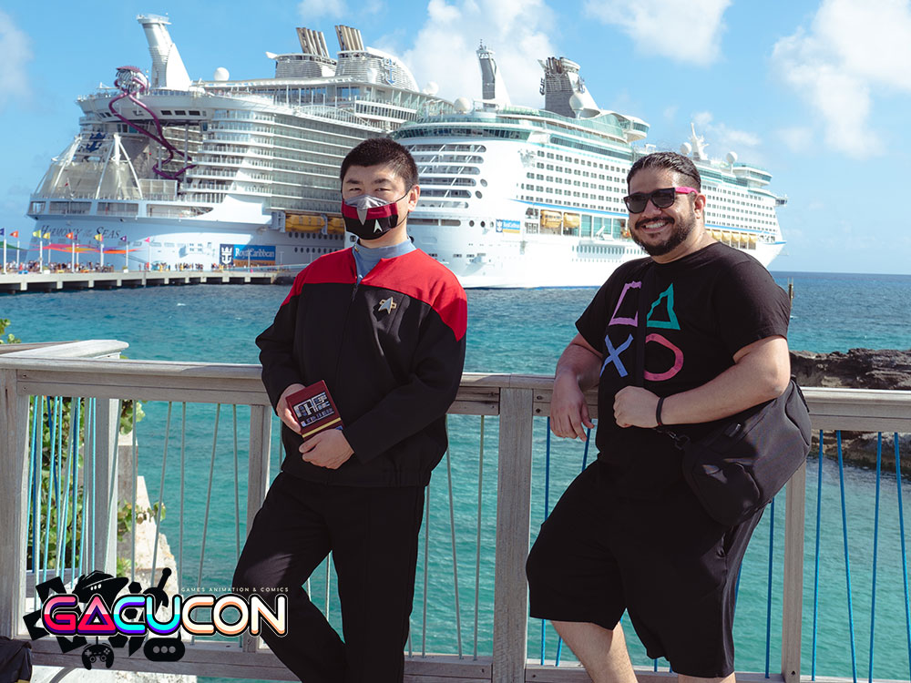 gacucon game cruise group guest photo beach island port cosplay star trek - eventcruises