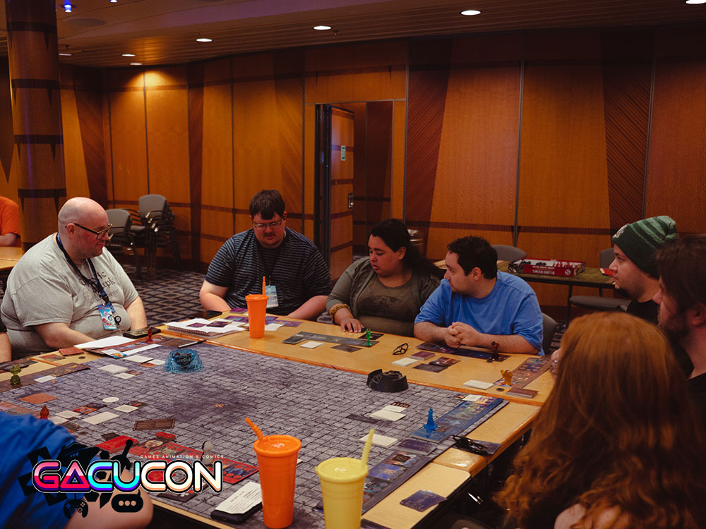gacucon game cruise guests play table top dnd dungeon and dragons - eventcruises