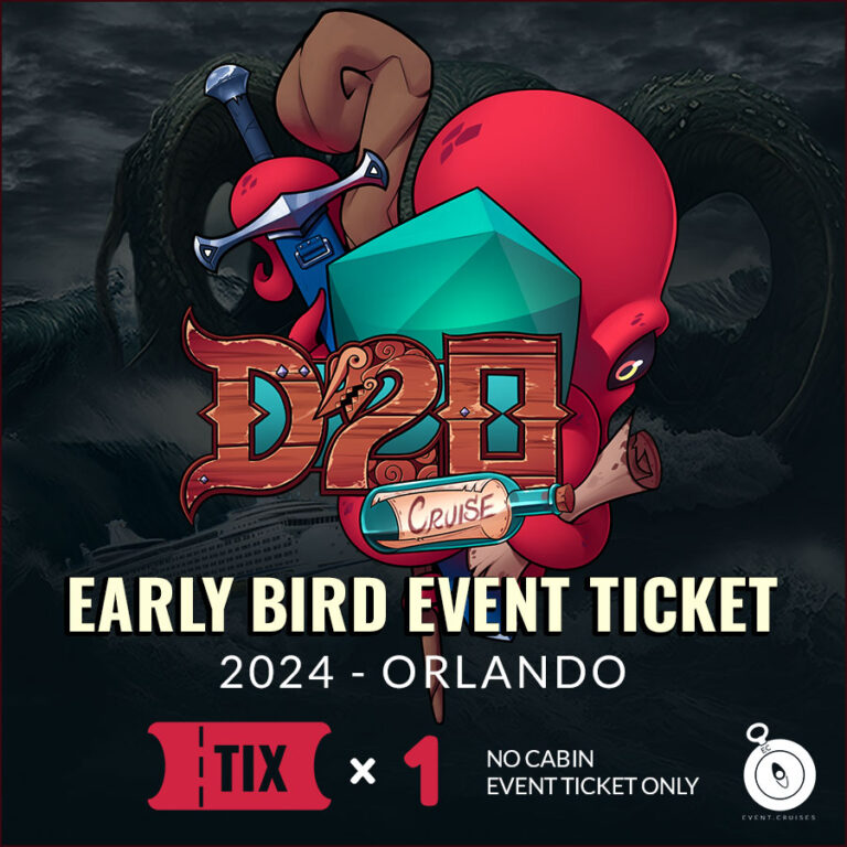D20 Cruise 2024 Early Bird Ticket Event Cruises