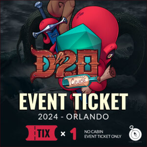 D20 Cruise 2024 Solo Pass - Event Ticket