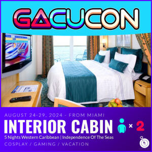 Gacucon 2024 - Interior Cabin - Game Cruise Ticket
