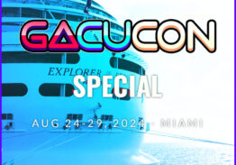 Gacucon Game Cruise 2024 – Oceanview for 3 + 2 Event Tickets