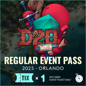 D20 Cruise 2025 Solo Pass - Event Ticket