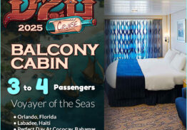 D20 Cruise 2025 Balcony Cabin for 3 to 4 passengers – TTRPG Vacation