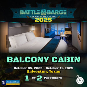 Warhammer 40k - Battle Barge Cruise 2025 - Balcony Cabin for 1 or 2 guests - Product Image