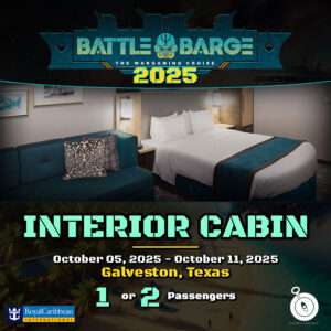 Warhammer 40k - Battle Barge Cruise 2025 - Interior Cabin for 1 or 2 guests - Product-Image