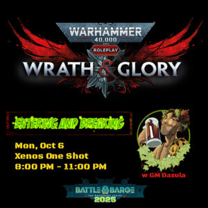 Wrath & Glory One-Shot: Breaking and Entering – Xenos